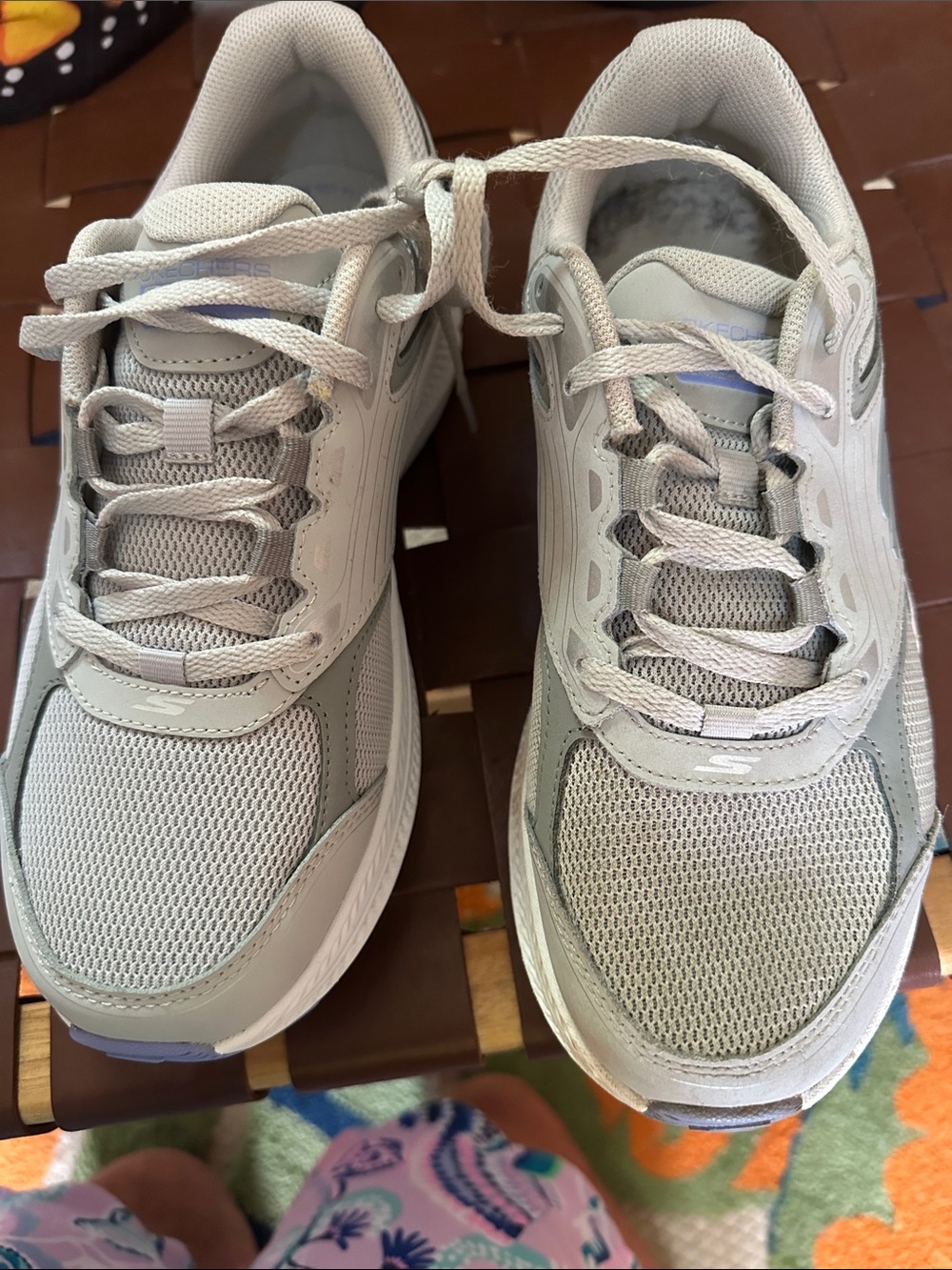 Skechers Women's Light Gray Athletic Sneakers
